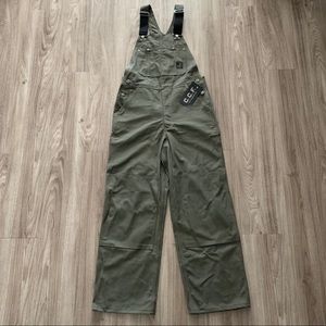 FILSON CCF WORK BIB CANNON BALL GREEN